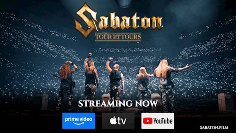 Los suecos SABATON anuncian la película de su concierto en Amsterdam