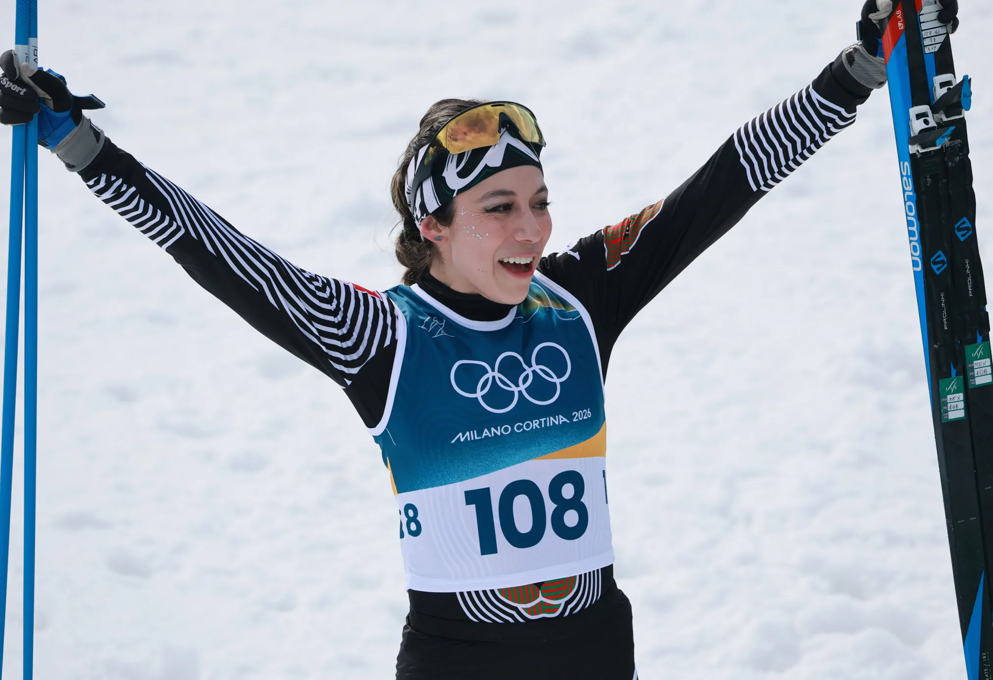 Juegos Olímpicos de Invierno: Regina Martínez hace historia con su debut en esquí