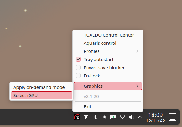 Tuxedo Control Center