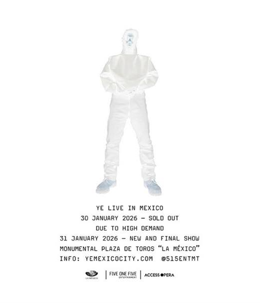Kanye West actuará en la Monumental Plaza de Toros “La México”