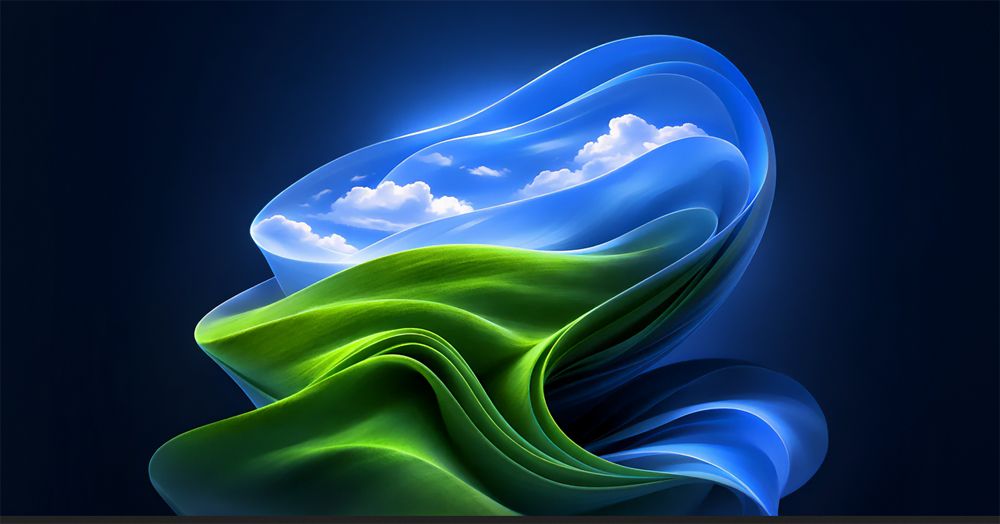 Fondo Bliss moderno adaptado a Windows 11.