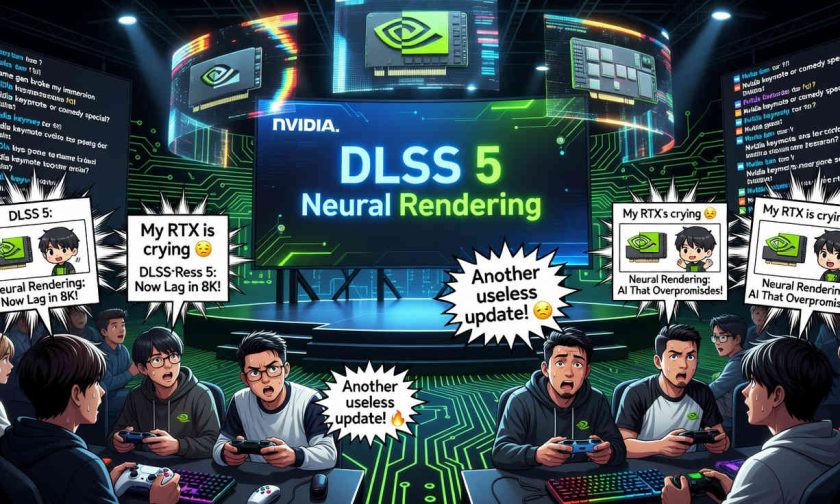 Nvidia desata burlas con DLSS 5 mientras gamers rechazan su apuesta por el renderizado neuronal