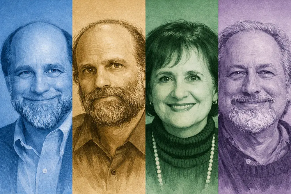 Rivest, Schneier, Simons, Stallman (CC) Wikimedia / ACM