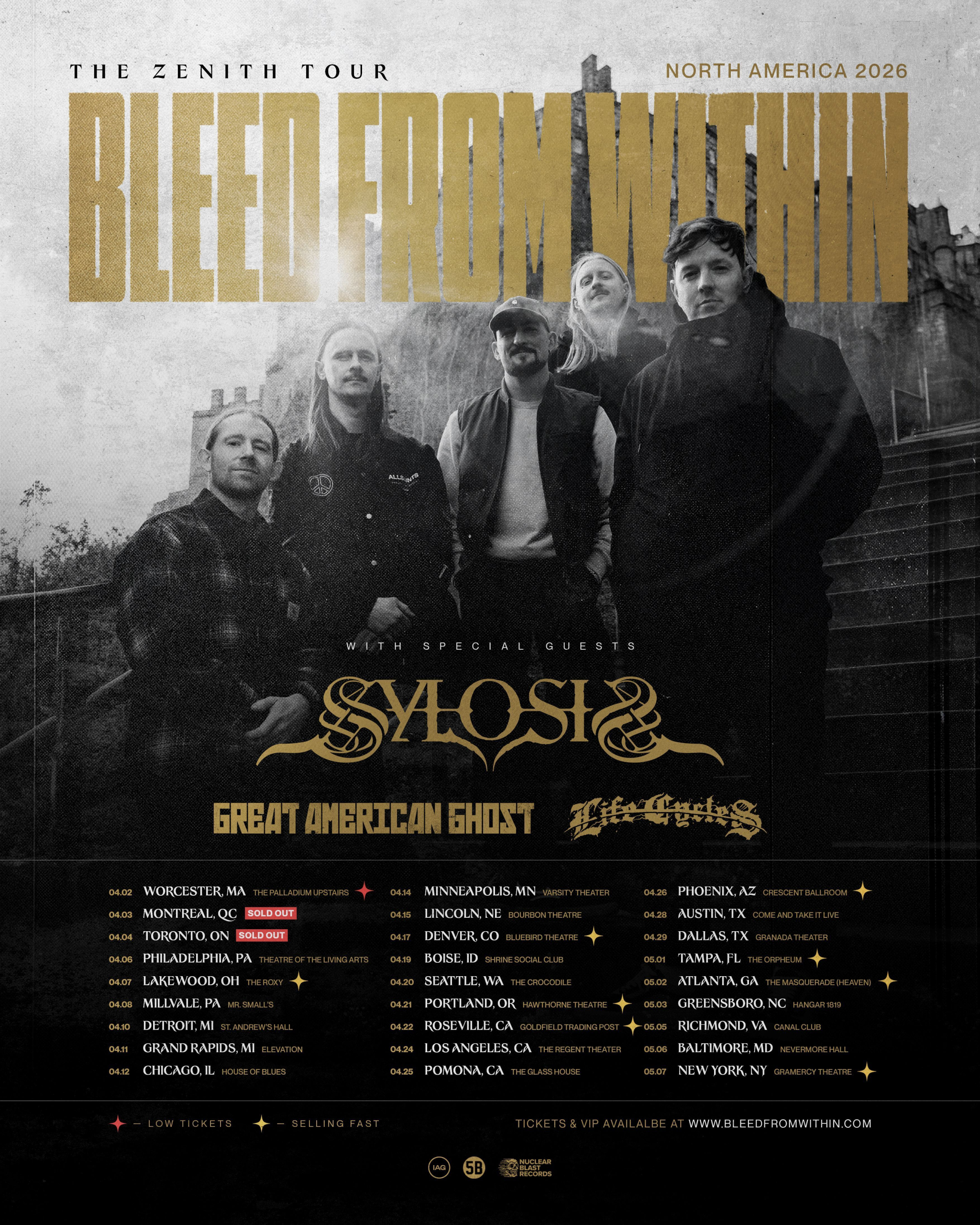 Vídeo en directo de los británicos SYLOSIS antes de iniciar su gira americana