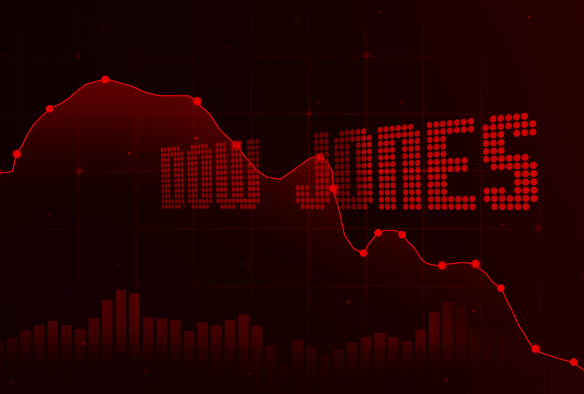 Dow Jones aminora su caída a 403 unidades; Nasdaq baja 1% tras intervención en Irán