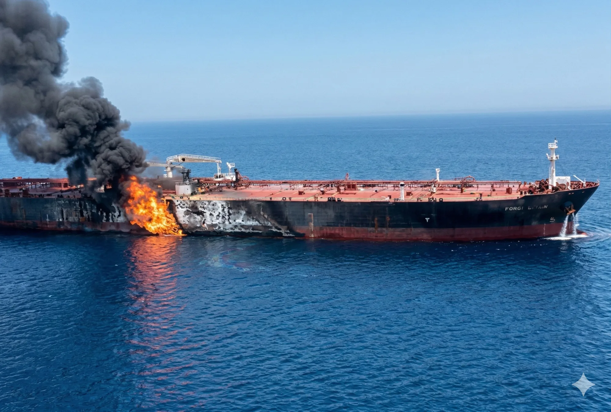 Irán asegura haber atacado un petrolero estadounidense en el estrecho de Ormuz