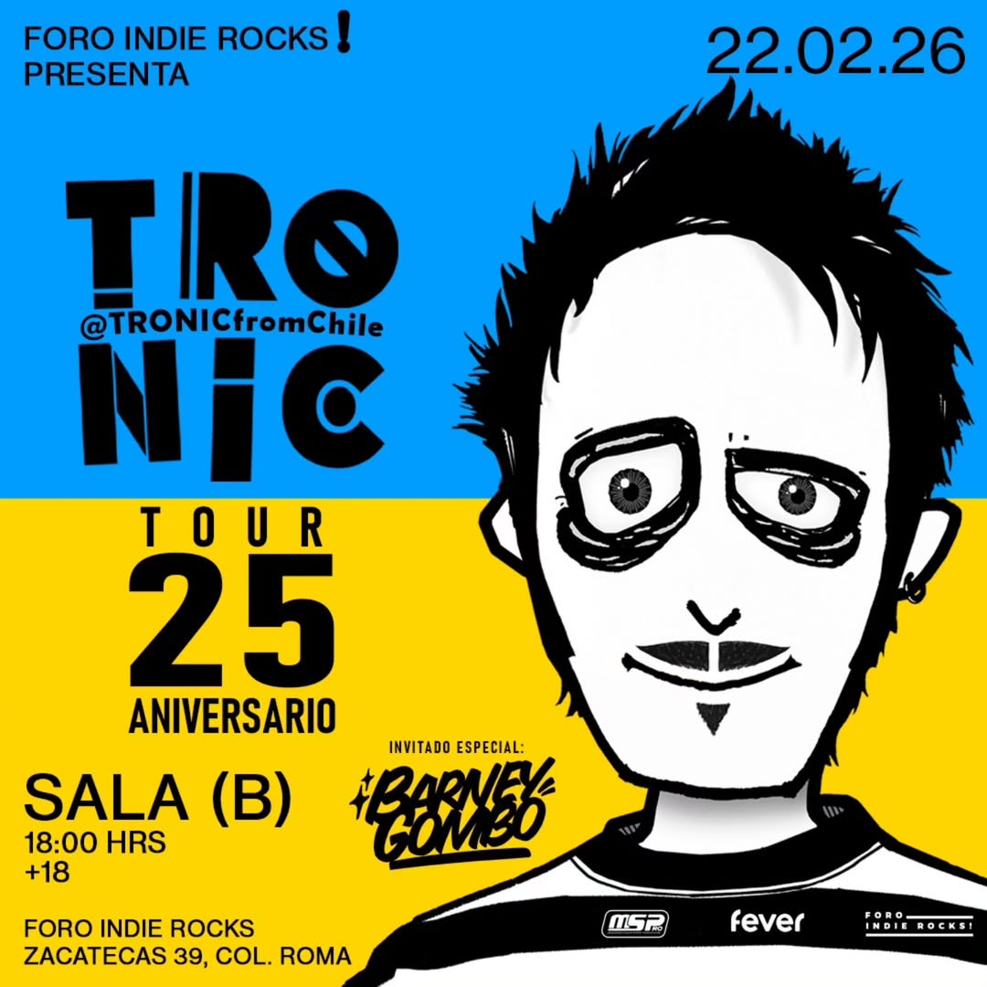 Tronic debutará en el Foro Indie Rocks!