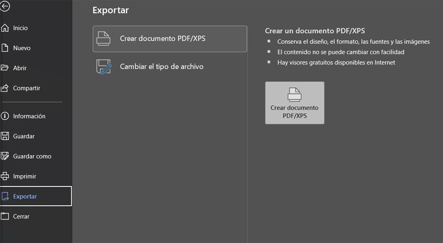 Archivos PDF en Microsoft Word.