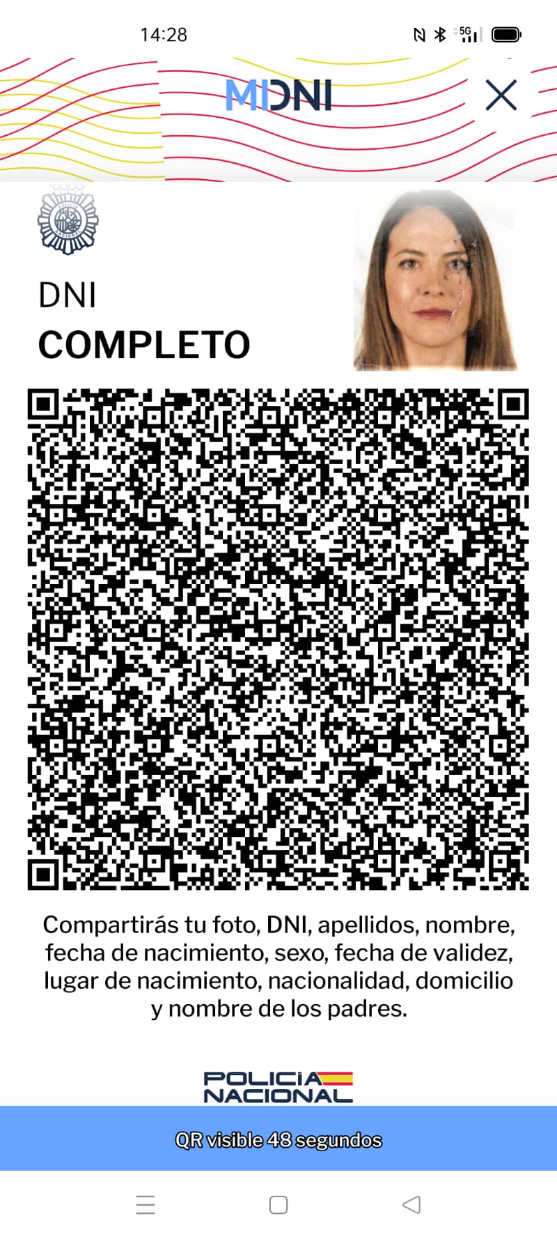 MiDNI pasa a ser un medio válido de identificación legal