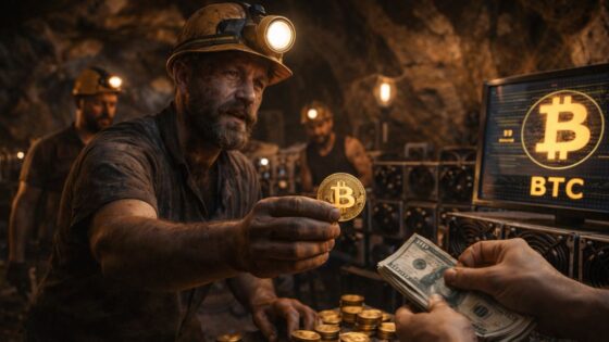 Mineros de Bitcoin vendieron 60.000 BTC de sus reservas en los últimos 4 años