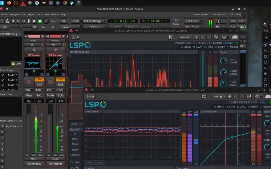 Software de sonido de Ubuntu Studio