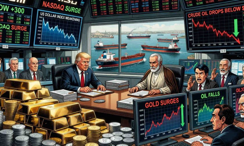 Oro rebota mientras crecen esperanzas de diálogo entre Estados Unidos e Irán