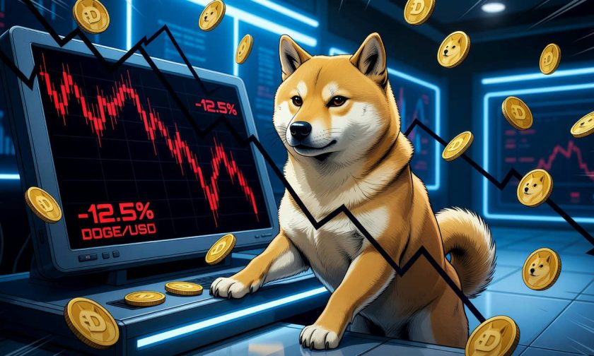 Dogecoin cae 2,49% en 24 horas ante volumen decreciente