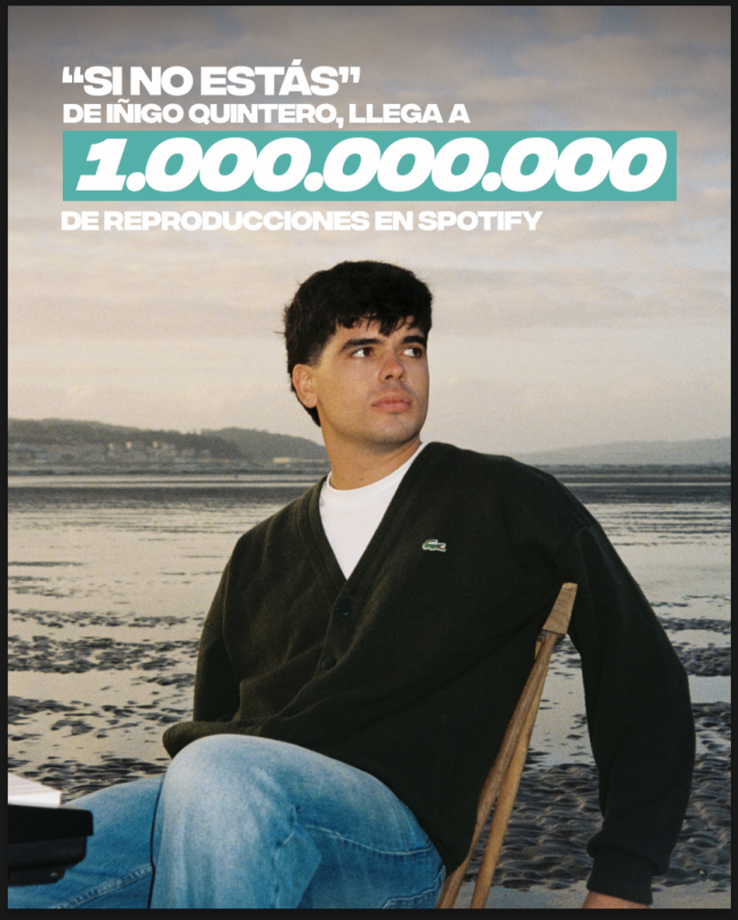 Iñigo Quintero en concierto