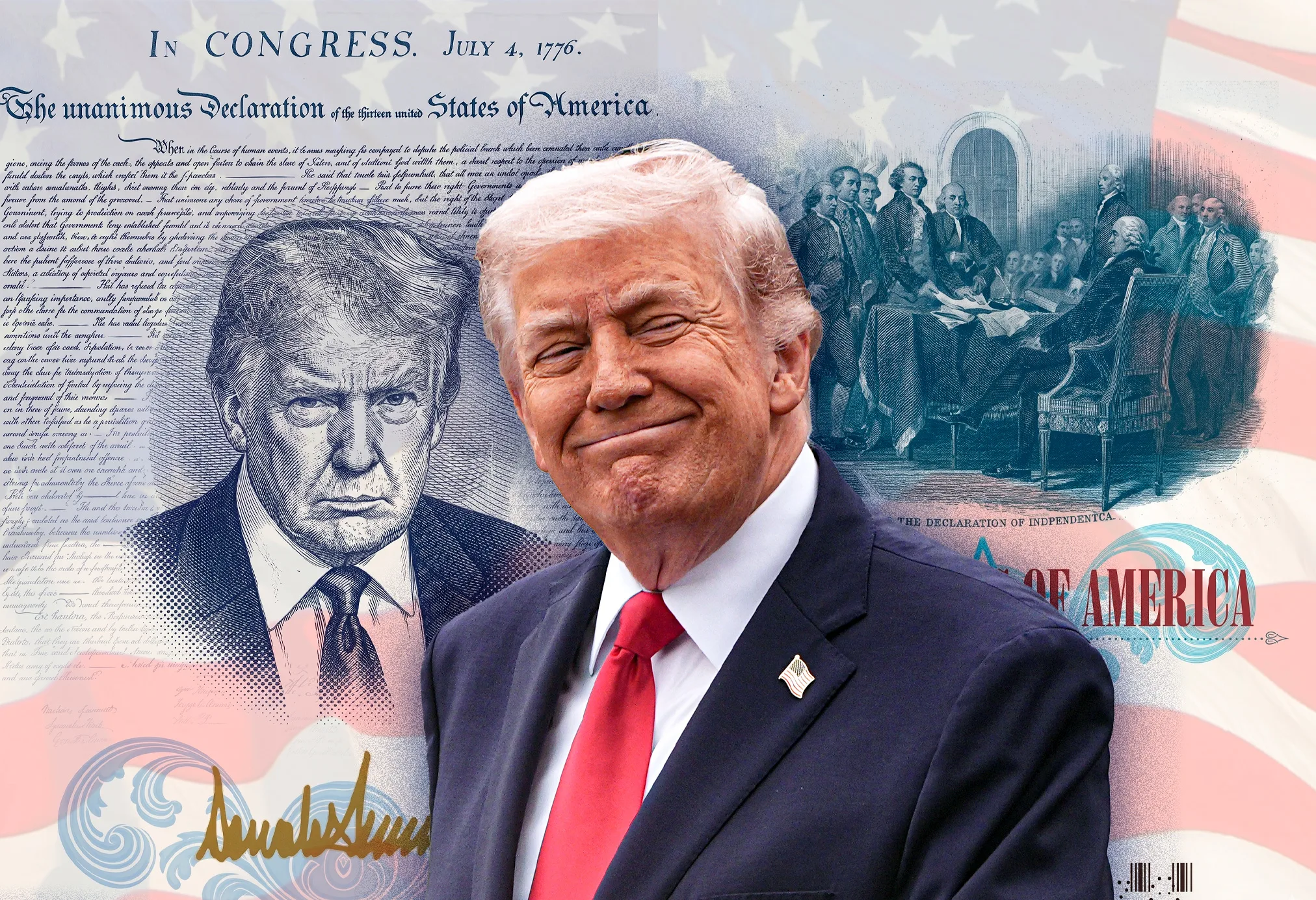 EU lanzará pasaportes con el rostro de Trump por aniversario de Independencia