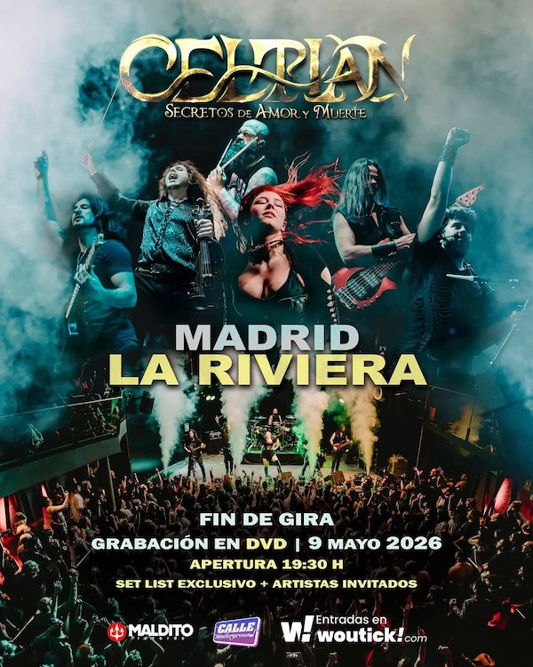 CELTIAN grabarán en directo su final de gira en Madrid