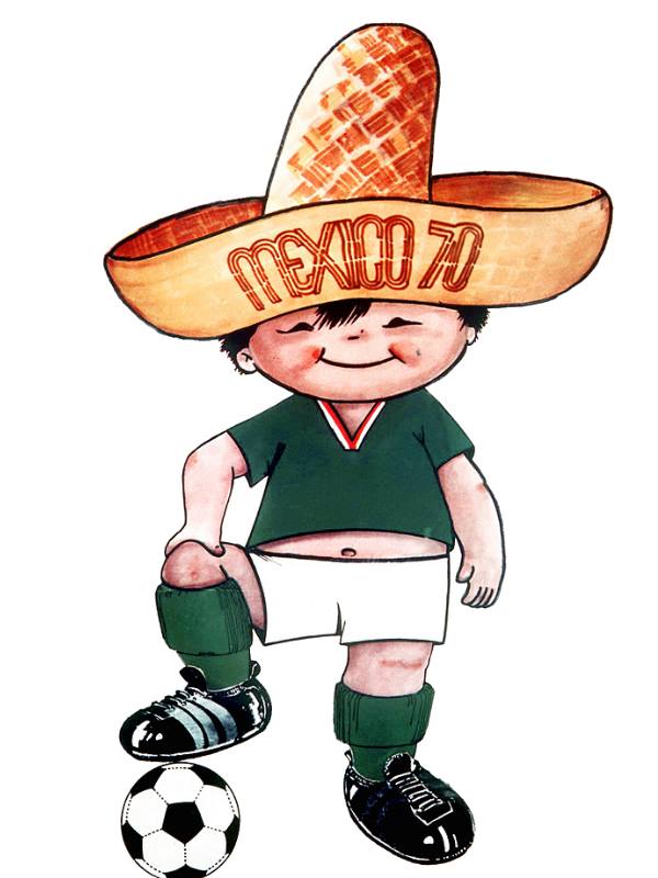 Juanito, la mascota del Mundial México 1970, ayudó a transmitir una imagen accesible y cálida del país anfitrión. Pinterest.