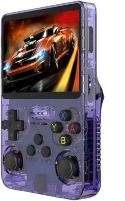 Consola R36S en color morado