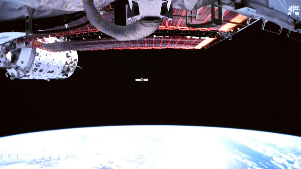 Termina la misión del carguero espacial chino Tianzhou 9