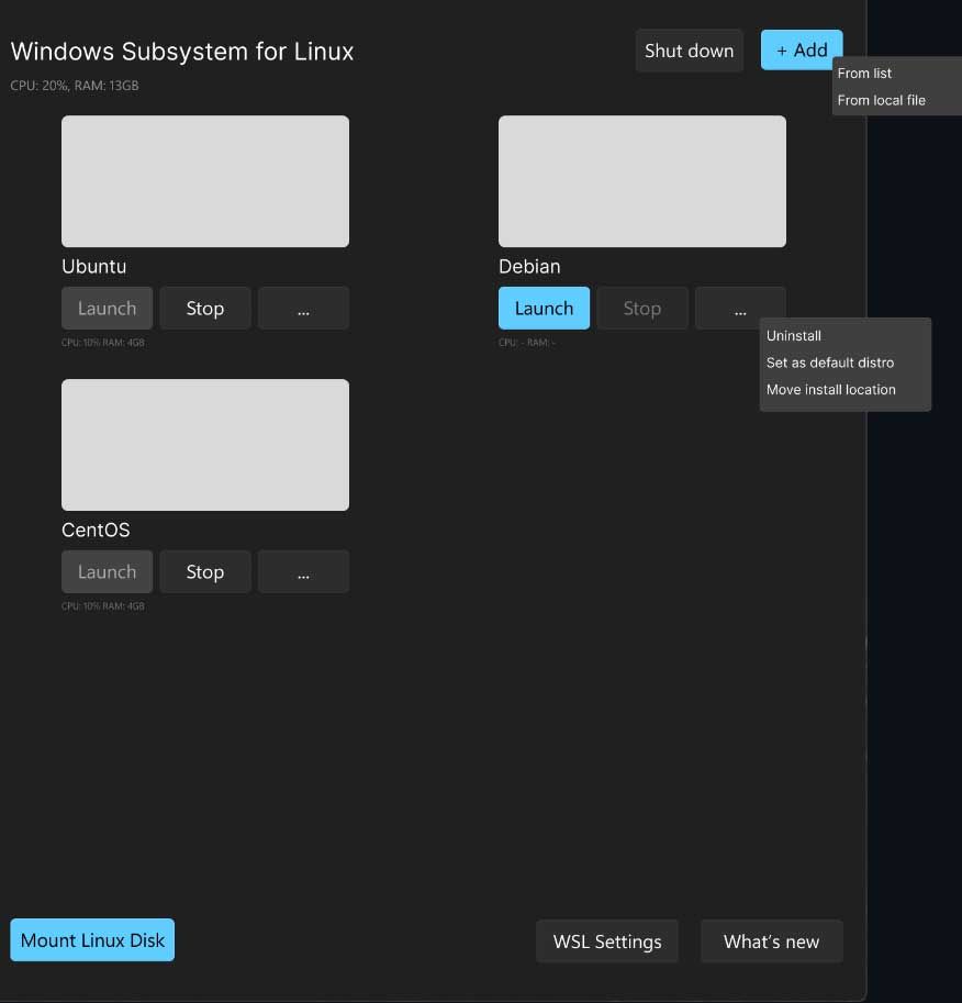 Windows interfaz WSL
