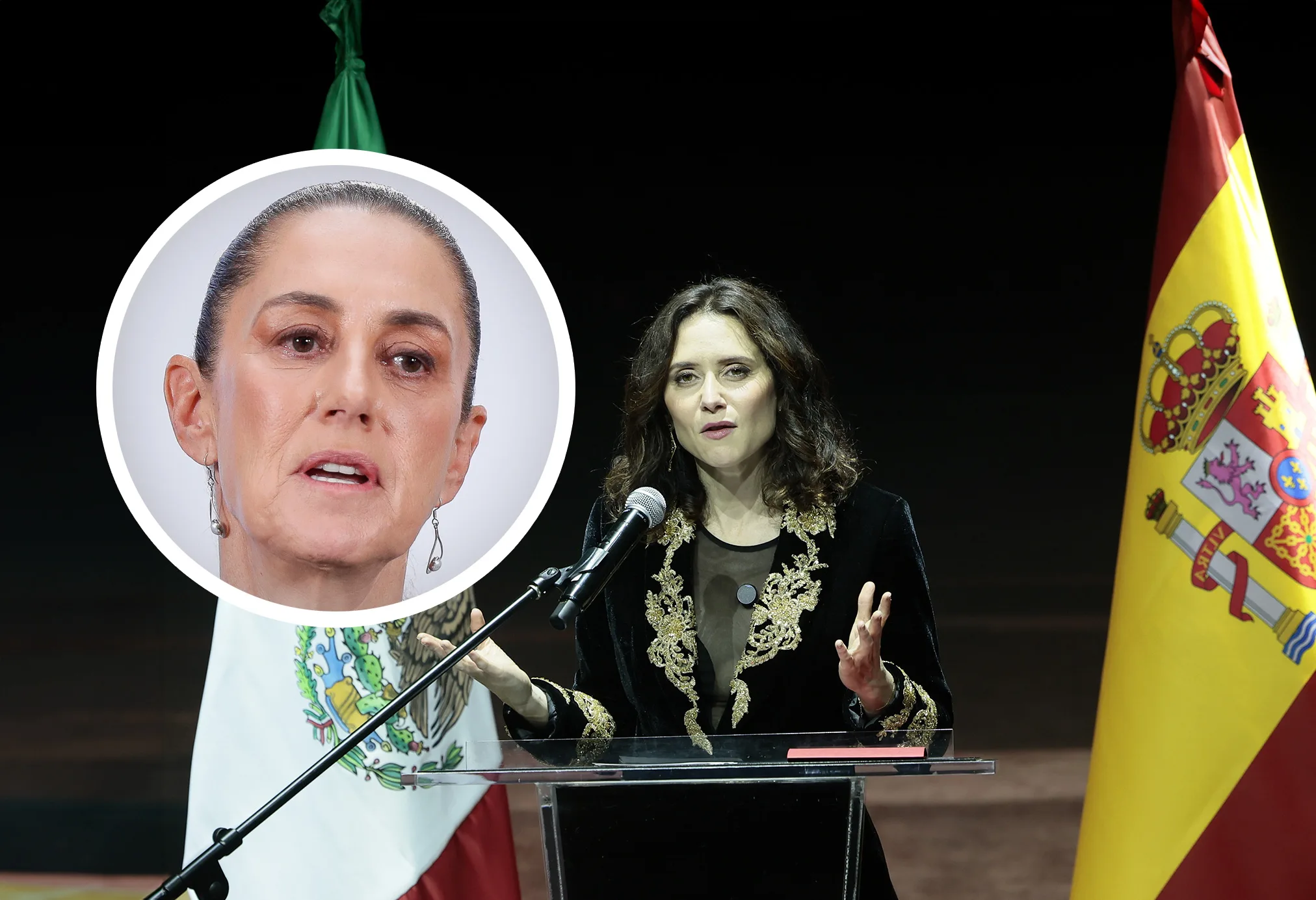 Ayuso cancela su gira por México y acusa boicot por parte de Sheinbaum