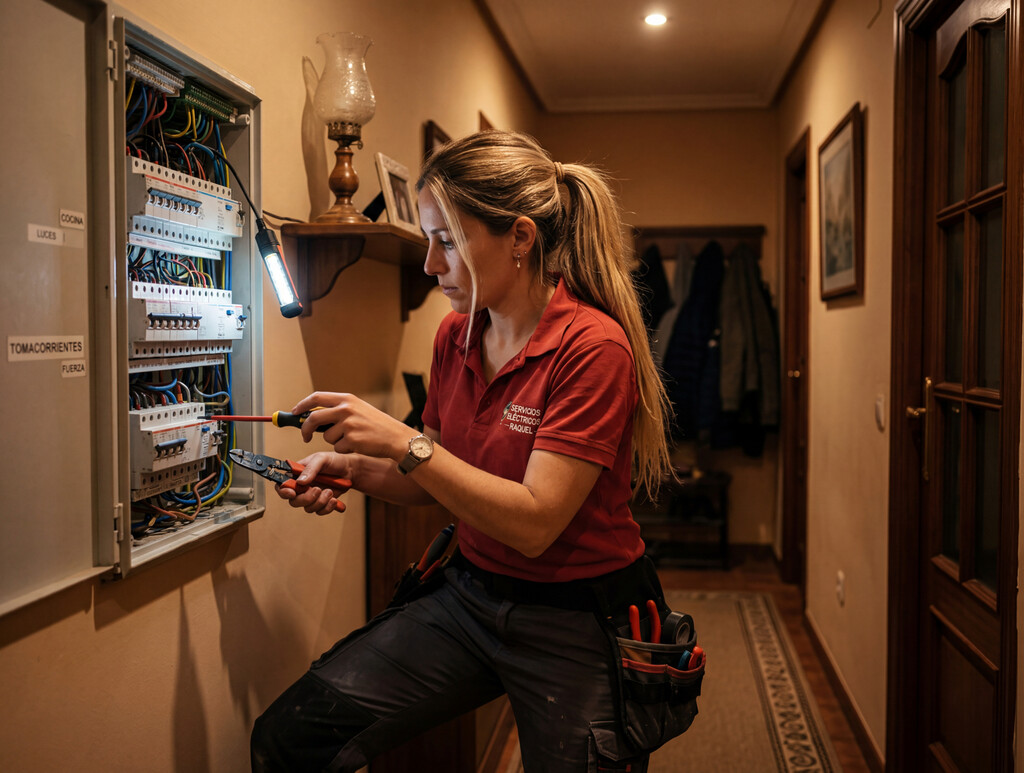 Raquel, electricista y autónoma en España: “todavía me preguntan cuándo voy a buscarme un trabajo de verdad”