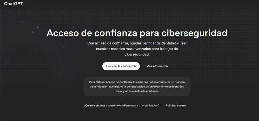Web verificación ChatGPT Cyber