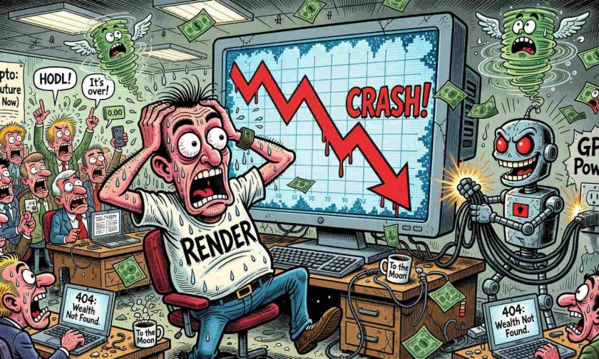 Render se desploma un 12% en 24 horas y prueba mínimos de 2026: ¿se rompió la narrativa de IA?