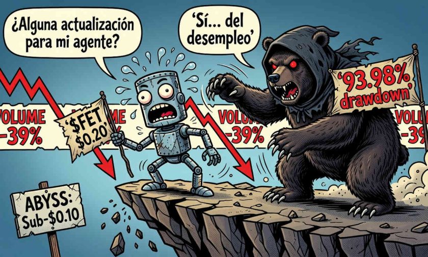 Fetch.ai ($FET) se desploma un 69% en un año: ¿es el fin del sueño de la IA descentralizada?