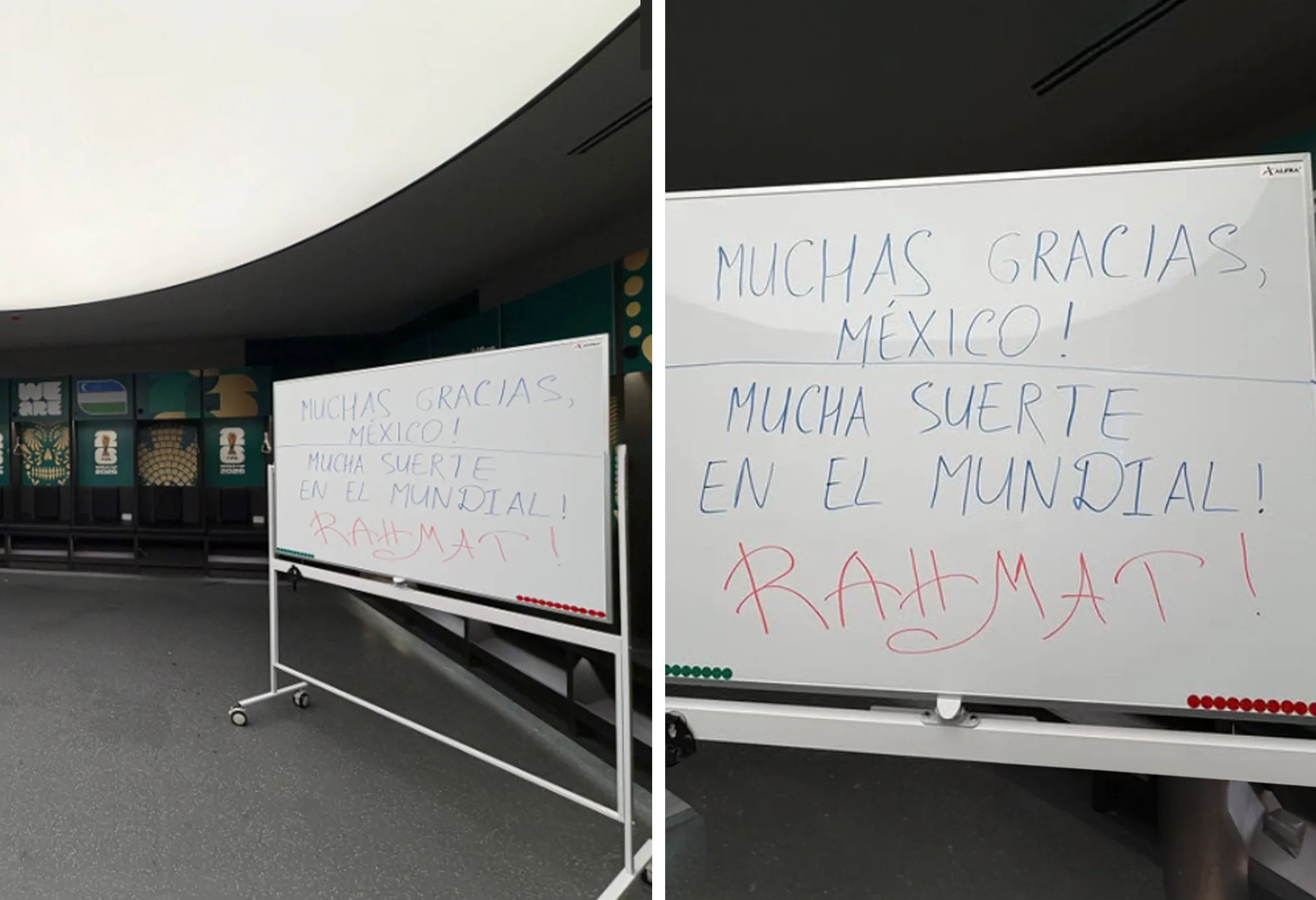 Uzbekistán vive su primer Mundial en el Azteca y agradece con emotivo mensaje a México