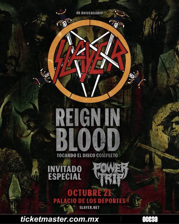 Slayer: del histórico debut en México al regreso más esperado