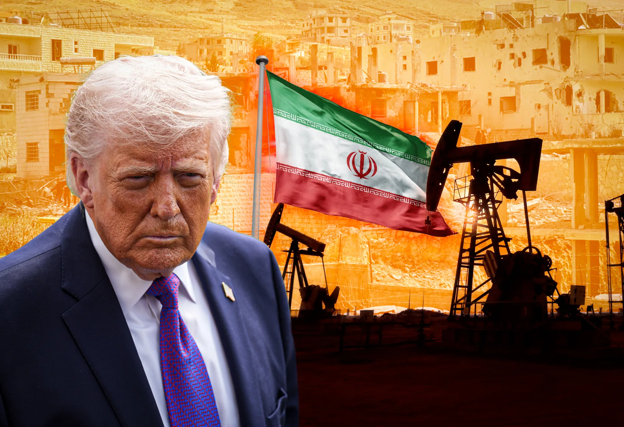 Trump evita una guerra total con Irán mientras cae el petróleo por alivio geopolítico