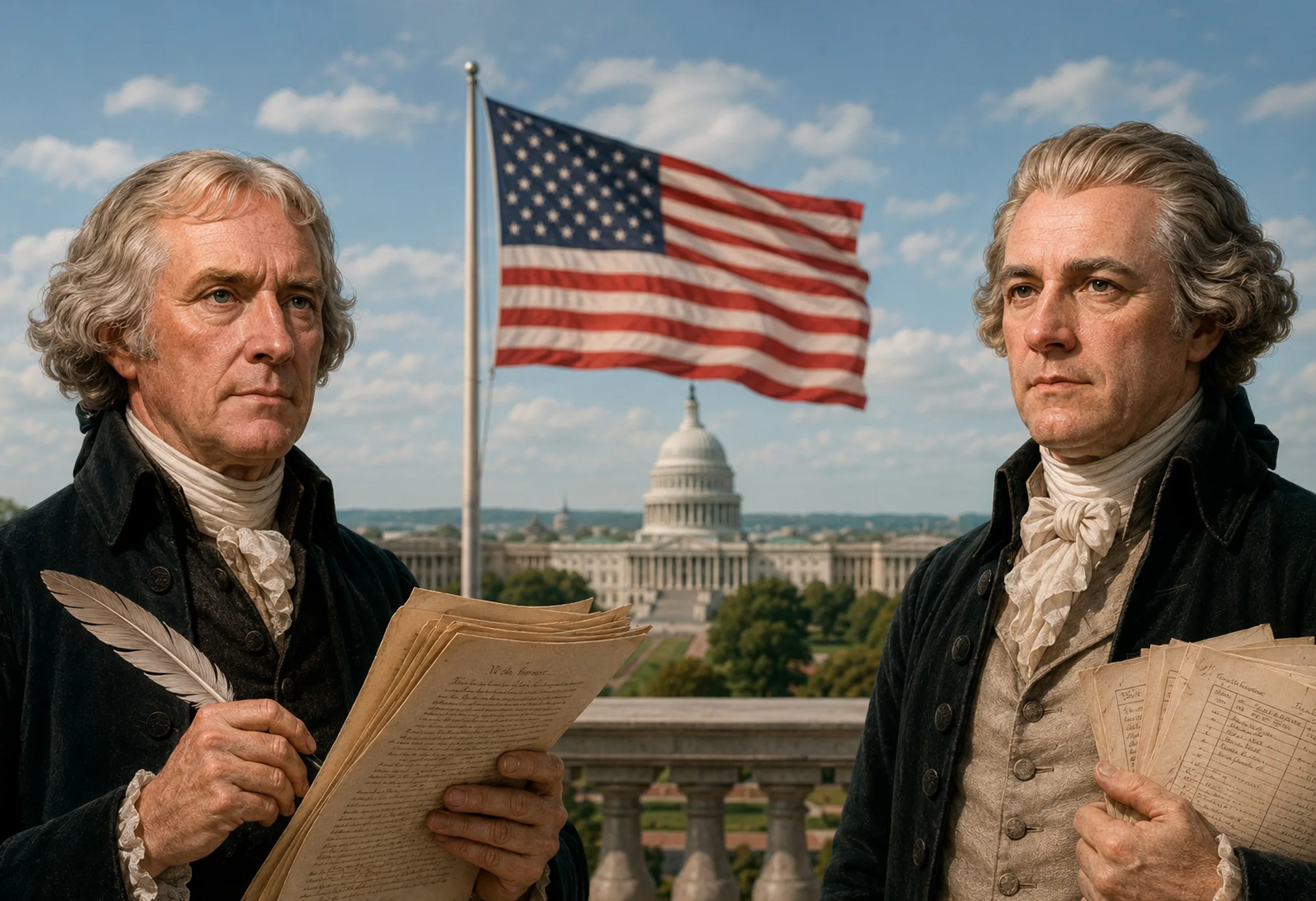 Estados Unidos a los 250 años: la victoria de Hamilton sobre Jefferson Estados Unidos a los 250 años: la victoria de Hamilton sobre Jefferson