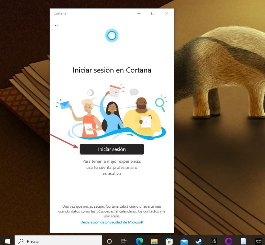 Activar Cortana en Windows 10