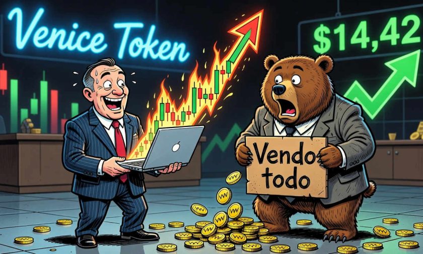 Venice token sube 6,55% impulsado por ingresos anualizados de USD $100 millones
