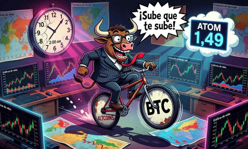 Cosmos desafía la gravedad: ATOM sube 6% mientras el mercado cripto repunta