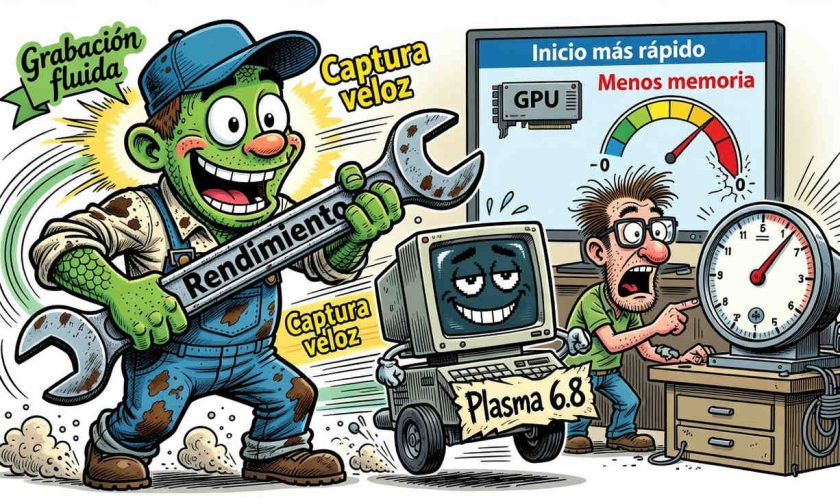KDE Plasma 6.8 acelera su rendimiento con mejoras clave antes de la beta