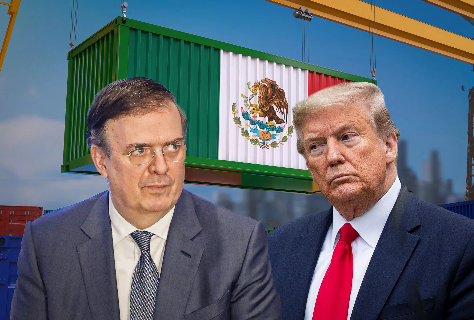 Ebrard viaja a Washington para evitar más aranceles, en medio de escalada EU-Canadá