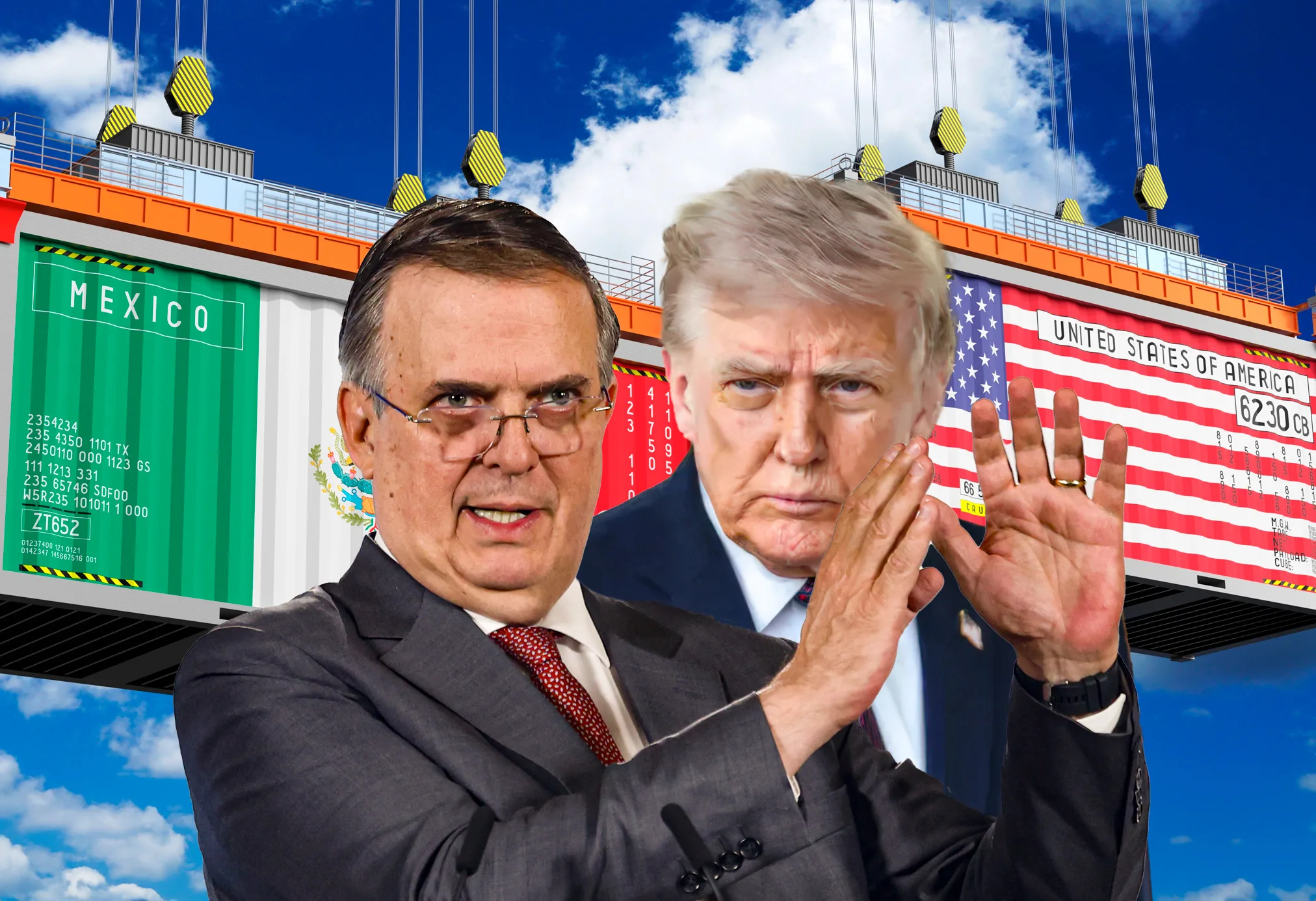 México ve cerca un acuerdo comercial con EU; Ebrard rechaza acusaciones de triangulación china México ve cerca un acuerdo comercial con EU; Ebrard rechaza acusaciones de triangulación china
